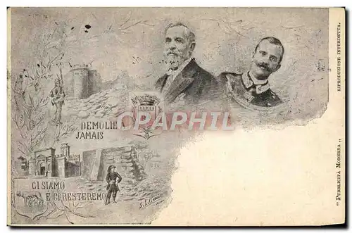 Cartes postales Vittorio Emanuele Loubet