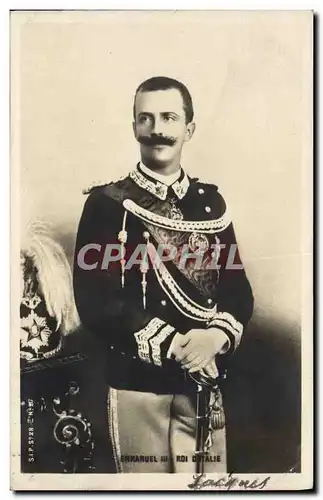 Cartes postales Victor Emmanuel III Roi d&#39Italie