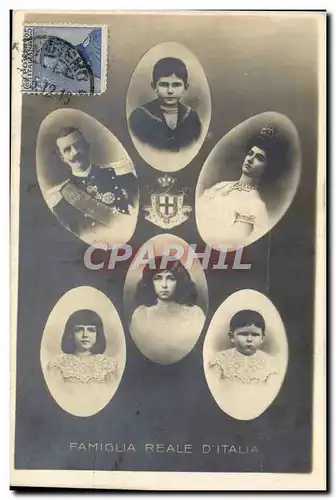 Cartes postales Famiglia Reale d&#39Italia