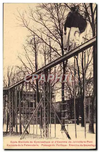 Ansichtskarte AK Ecole Normale de Gymnastique et d&#39escrime de Joinville le Pont Redoute de la Faisanderie Pa s