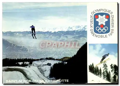 Ansichtskarte AK Ski Grenoble 1968 Saint Nizier Du Moucherotte