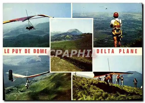 Cartes postales moderne Auvergne Puy de Dome Deltaplane