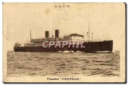 Cartes postales Bateau Paquebot Campana