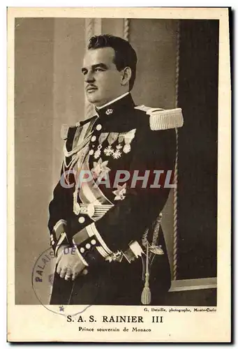 Cartes postales SAS Rainer III Prince souverain de Monaco