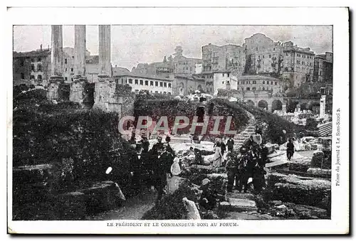 Cartes postales Le president et le commandeur Boni au forum