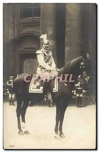 CARTE PHOTO Souverain Cheval