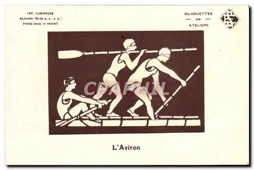 Cartes postales Aviron