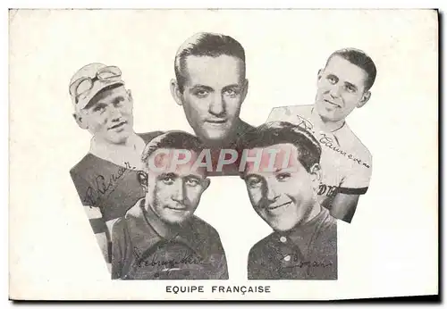 Ansichtskarte AK Cyclisme Equipe Francaise