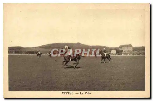 Cartes postales Vittel Le polo Cheval