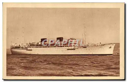 Ansichtskarte AK Compagnie de Navigation Paquet Marseille Paquebot Chella