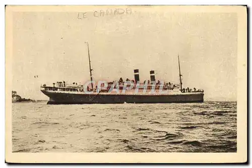 Cartes postales Fabre Line Compagnie Generale de Navigation Paquebot Canada