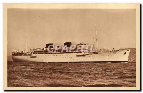 Ansichtskarte AK Compagnie de Navigation Paquet Marseille Chella
