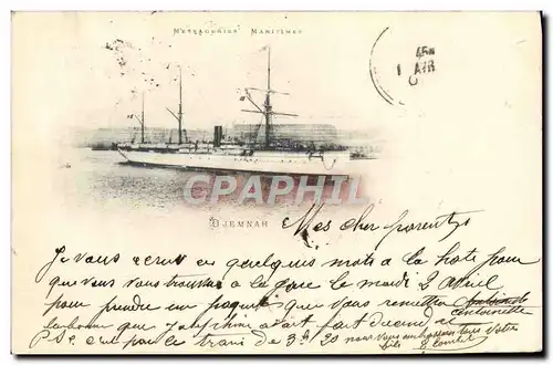 Cartes postales Djemmah Messageries Maritimes