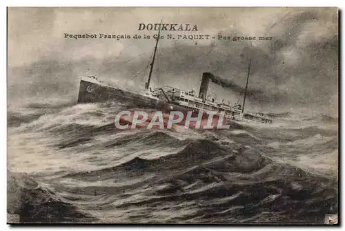 Cartes postales Doukkala Paquebot Francais de la Cie N Paquet