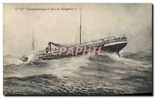 Cartes postales Cie Gle Transatlantique Duc de Bragance