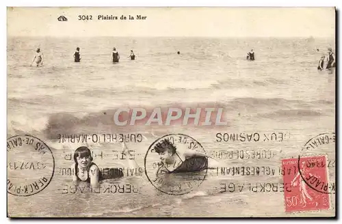 Cartes postales Fantaisie Femmes Maillot de bain Plaisirs de la mer