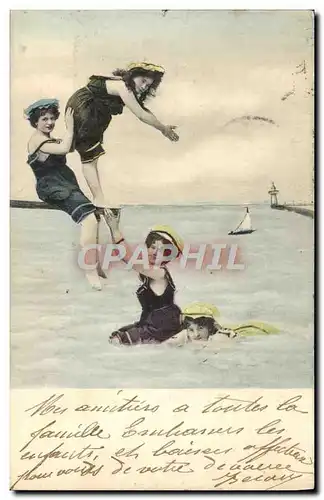 Cartes postales Fantaisie Femmes Maillot de bain