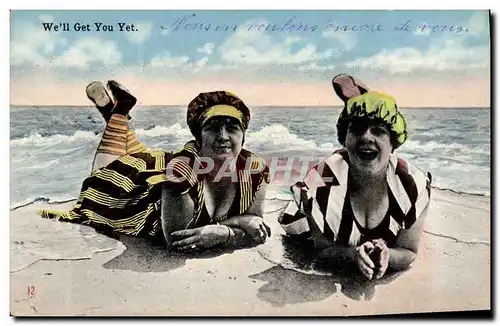 Cartes postales Fantaisie Femmes Maillot de bain