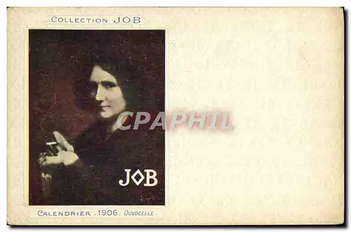 Cartes postales Fantaisie Illustrateur Job Calendrier 1906 Duvocelle