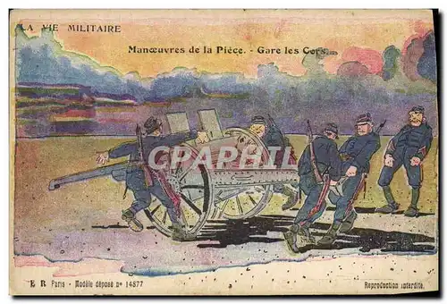 Cartes postales Militaria Gare les Gors