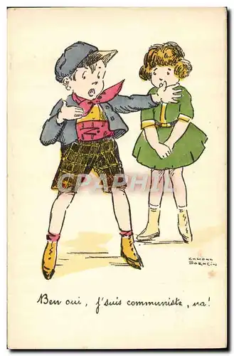 Cartes postales Enfants Communiste