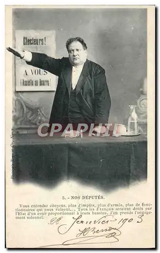 Cartes postales Nos deputes