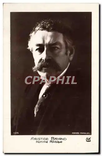 Cartes postales Aristide Briand Homme politique