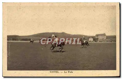Cartes postales Vittel Le polo Hippisme Cheval