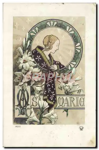 Cartes postales Fantaisie Prenom Marie