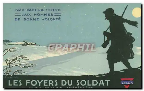 Ansichtskarte AK Militaria Les foyers du soldat Union Franco-americaine YMCA