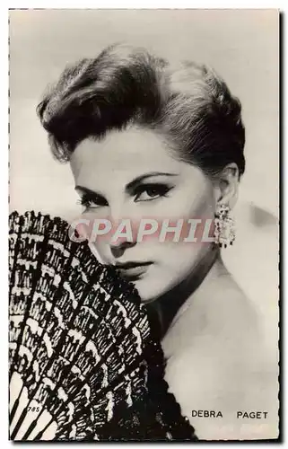 Cartes postales moderne Cinema Debra Paget Eventail