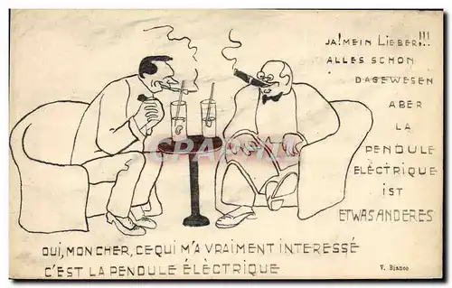 Cartes postales Publicite Tabac Cigare Pendule electrique W R Macford