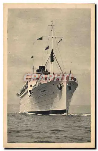 Ansichtskarte AK Bateau Paquebot Compagnie de Navigation Paquet Marseille Paquebot Djenne