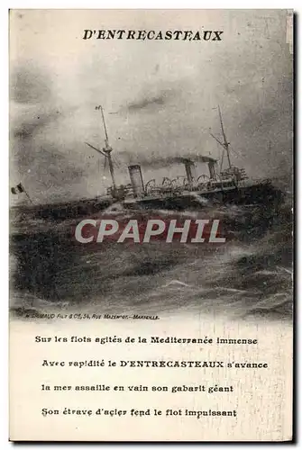 Cartes postales Bateau Paquebot D&#39Entrecasteaux