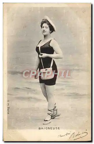 Cartes postales Fantaisie Femme Maillot de Bain Baigneuse