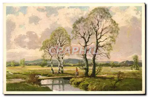 Cartes postales Fantaisie Illustrateur Paysage Foret