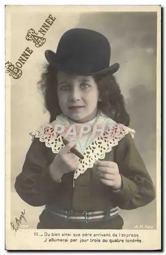 Cartes postales Fantaisie Tabac Enfant