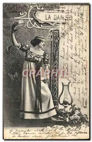 Cartes postales Danse Femme