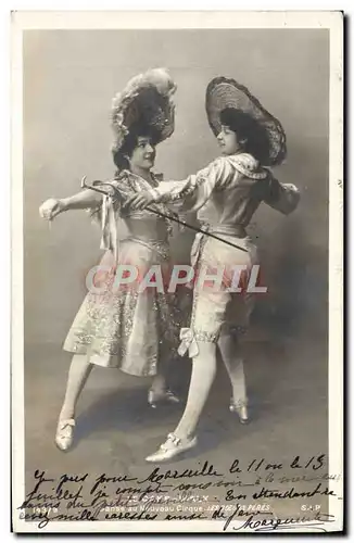 Cartes postales Danse le Cake Walk Danse au nouveau cirque Les soeurs Peres