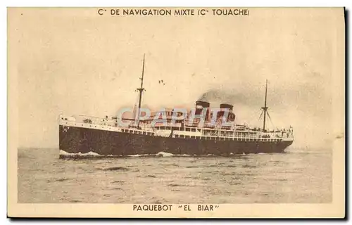 Ansichtskarte AK Bateau Paquebot Cie de Navigation mixte El Biar