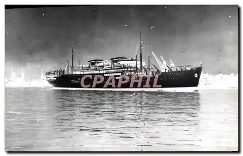 CARTE PHOTO Bateau Paquebot Felix Roussel