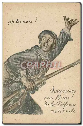 Cartes postales Militaria Bons de la Defense Nationale