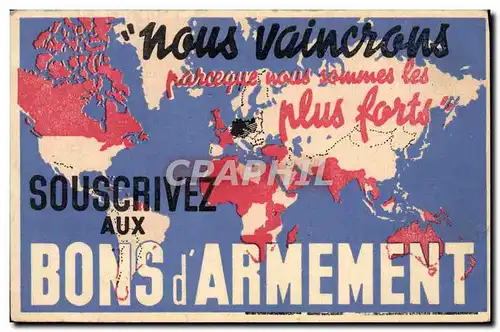 Cartes postales Militaria Bons d&#39armement