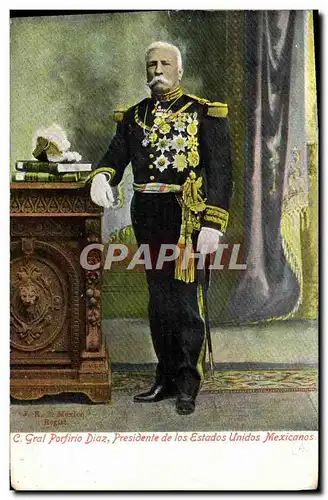 Cartes postales G Gral Porfirio Dia Presidente de Los Estados Unidos Mexicanos