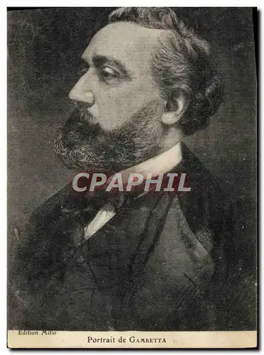 Cartes postales Portrait de Gambetta