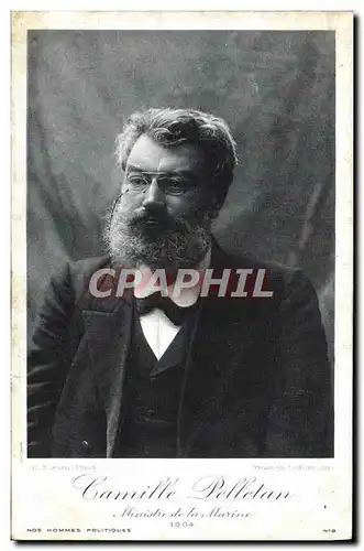 Cartes postales Camille Pelletan Ministre de la Marine 1904
