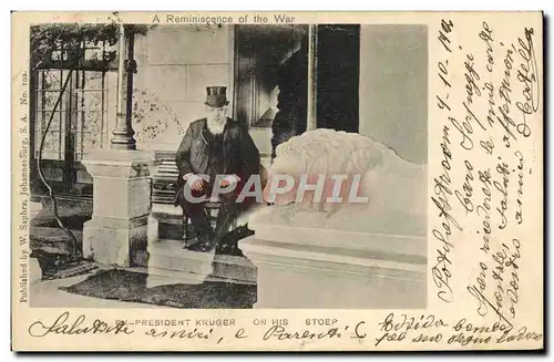 Cartes postales President Kruger on his Stoep