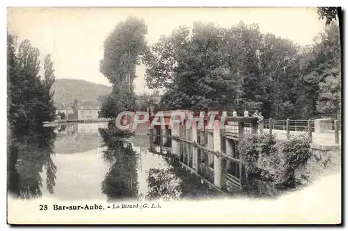 Ansichtskarte AK Bateau Peniche Bar sur Aube Le batard