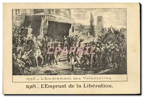 Ansichtskarte AK Fantaisie Militaria Emprunt de la liberation 1918