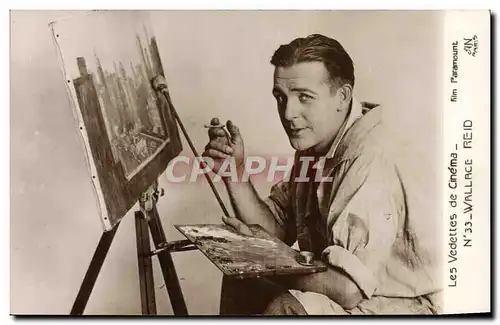 Cartes postales moderne Cinema Wallace Reid Peintre